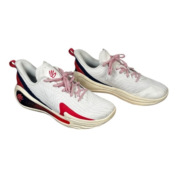 Under Armour Curry 12 \'Podium White\' basketball shoe. Mens size 11.5 main image 16